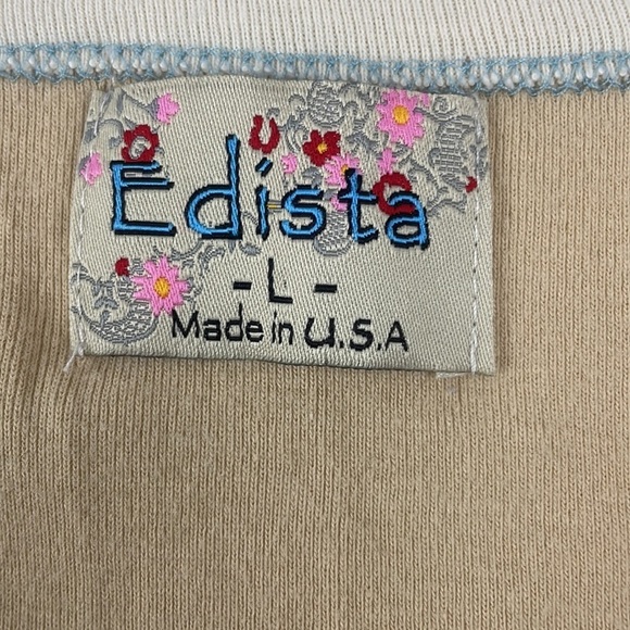 Edista T-shirt multimedia sequined T-shirt size Large - Picture 3 of 10